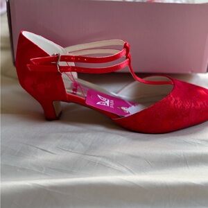 Elegant Red Women's Heels
